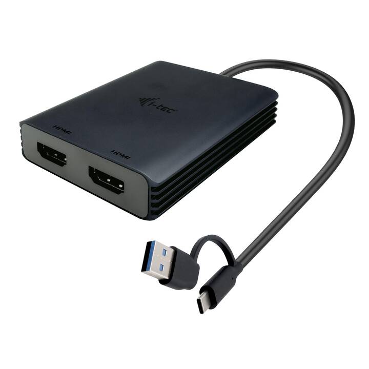 I-TEC Adaptateur vidéo (USB C, USB A)