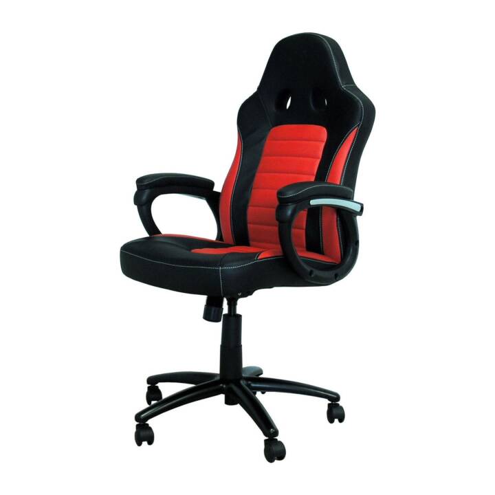 LC POWER Gaming Chaise CL-RC-BR (Noir, Rouge)