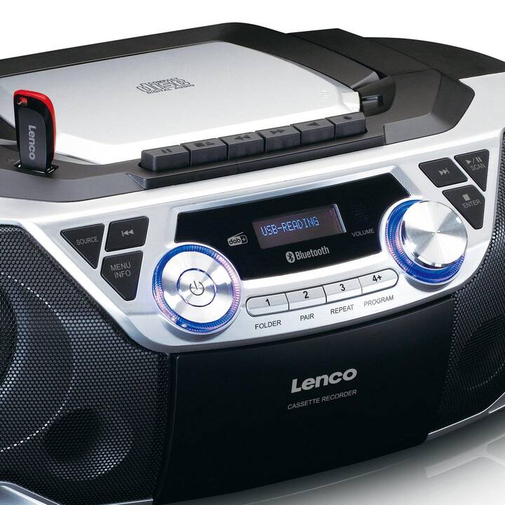 LENCO CD-Player SCD-720SI (Silber, Schwarz)