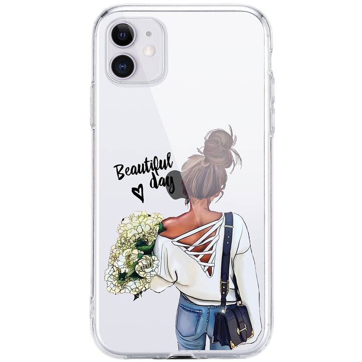 EG coque arrière pour iPhone 13 Pro 6.1" (2021) - fille