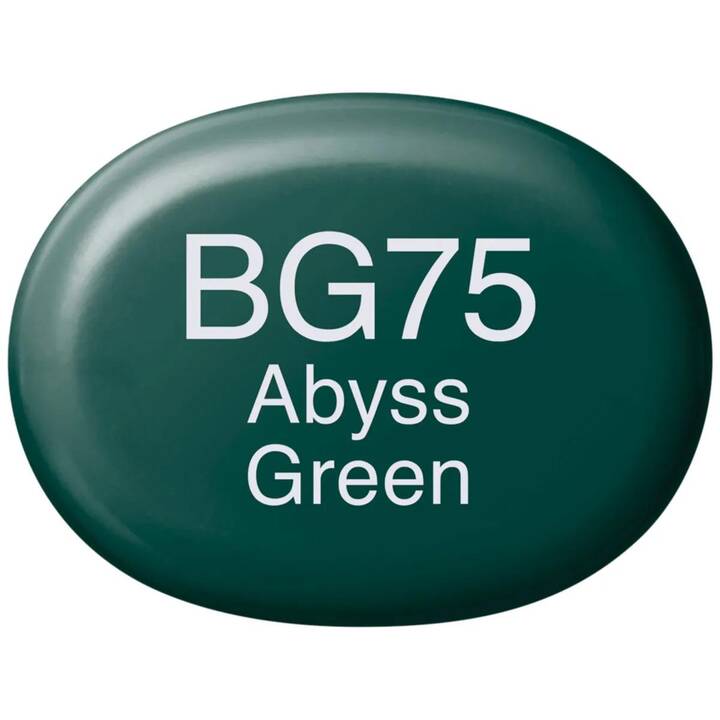 COPIC Marqueur de graphique Sketch BG75 Abyss Green (Vert, 1 pièce)