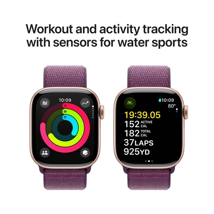 APPLE Watch Series 10 GPS (42 mm, Alluminio)