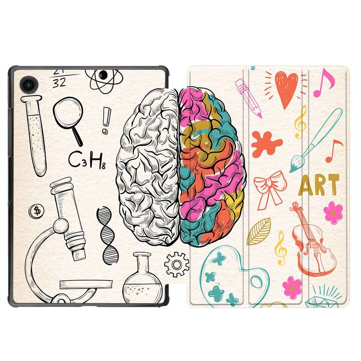 EG coque pour Samsung Galaxy Tab A8 10.5" (2021) - brainstorm - multicolore