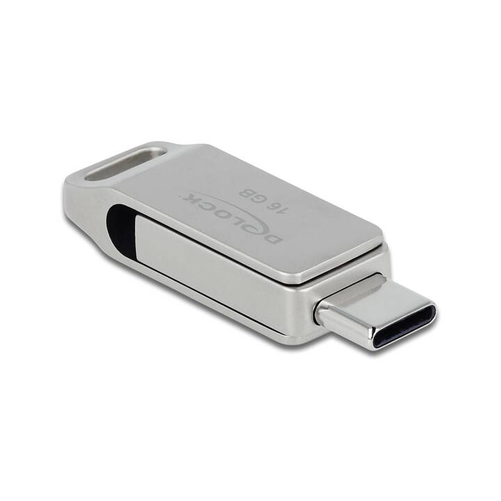 DELOCK 54073  (16 GB, USB 3.0 Typ-A, USB 3.0 Typ-C)