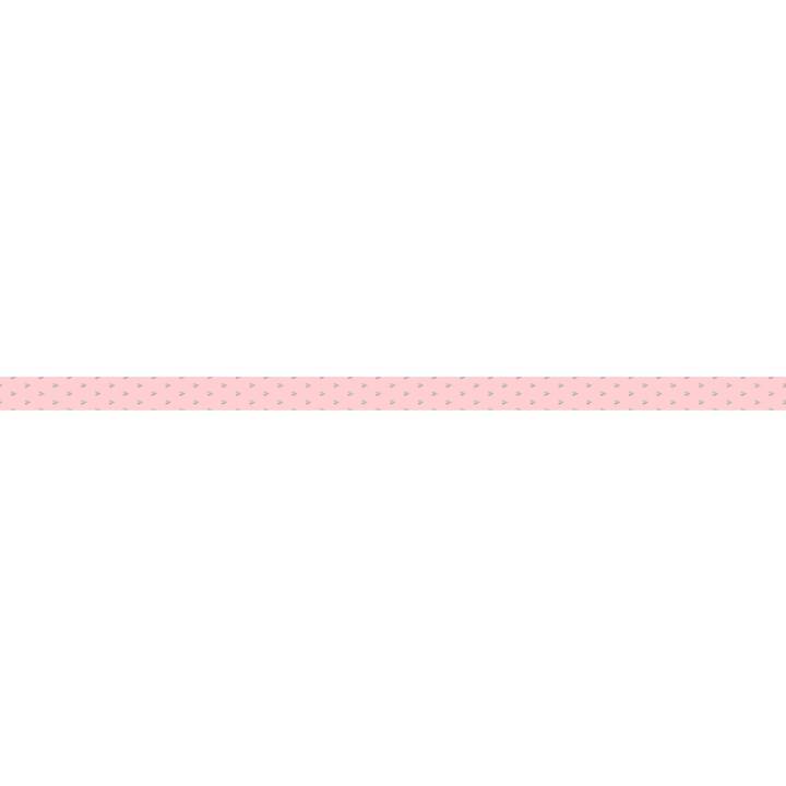 URSUS Washi Tape Set Amor (Argento, Rosa, 10 m)
