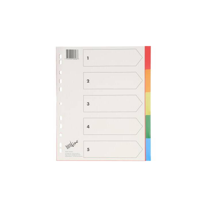 BÜROLINE Registro (5 x A4+, Coloristico)