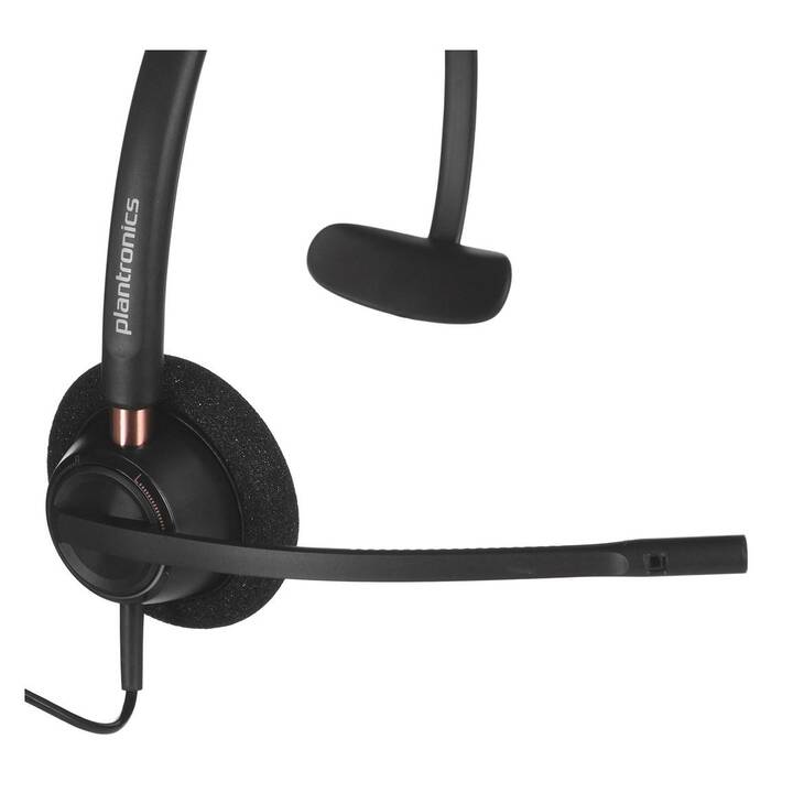 POLY Office Headset EncorePro HW510 (On-Ear, Kabel, Schwarz)