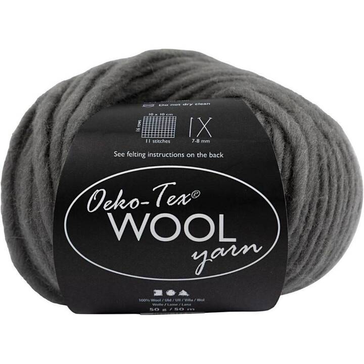 CREATIV COMPANY Wolle (50 g, Grau)