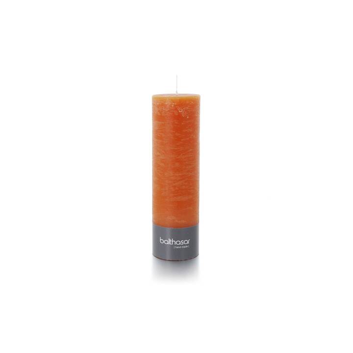 BALTHASAR Bougie cylindrique Rustico (Orange)