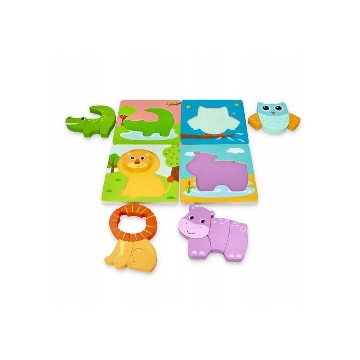 SPIELBA Tiere Puzzle (4 x 4 x)