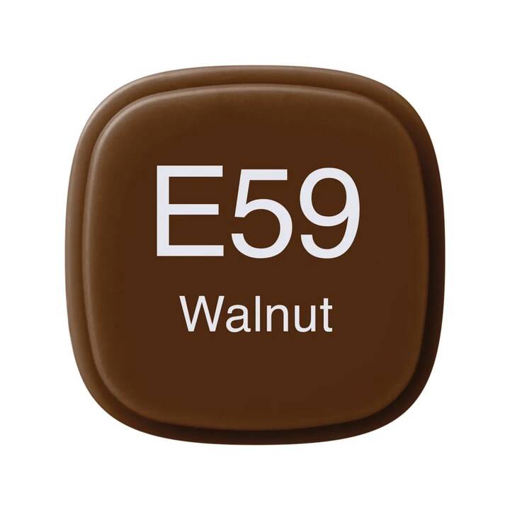 COPIC Marqueur de graphique Classic E59 - Walnut (Brun, 1 pièce)