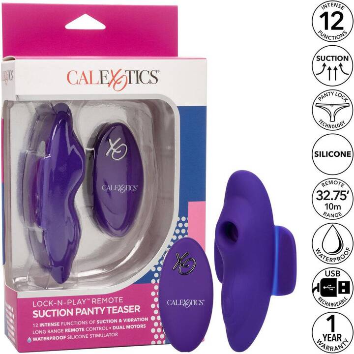 CALEXOTICS Remote Suction Panty Teaser Penispumpe (3.75 cm)