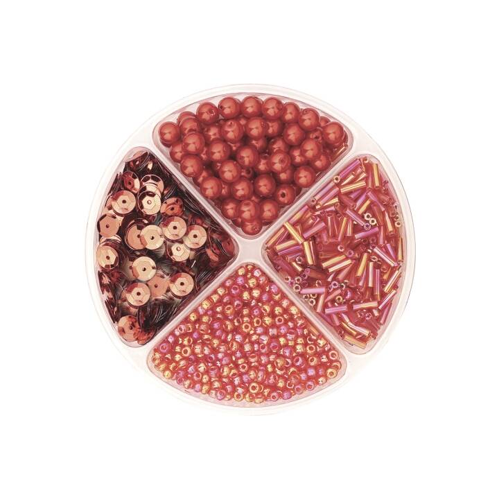 KNORR PRANDELL Perlen (90 g, Kunststoff, Rot)