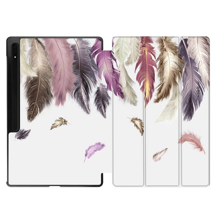 EG coque pour Samsung Galaxy Tab S8 Ultra 14.6" (2022) - Multicolore - Paon