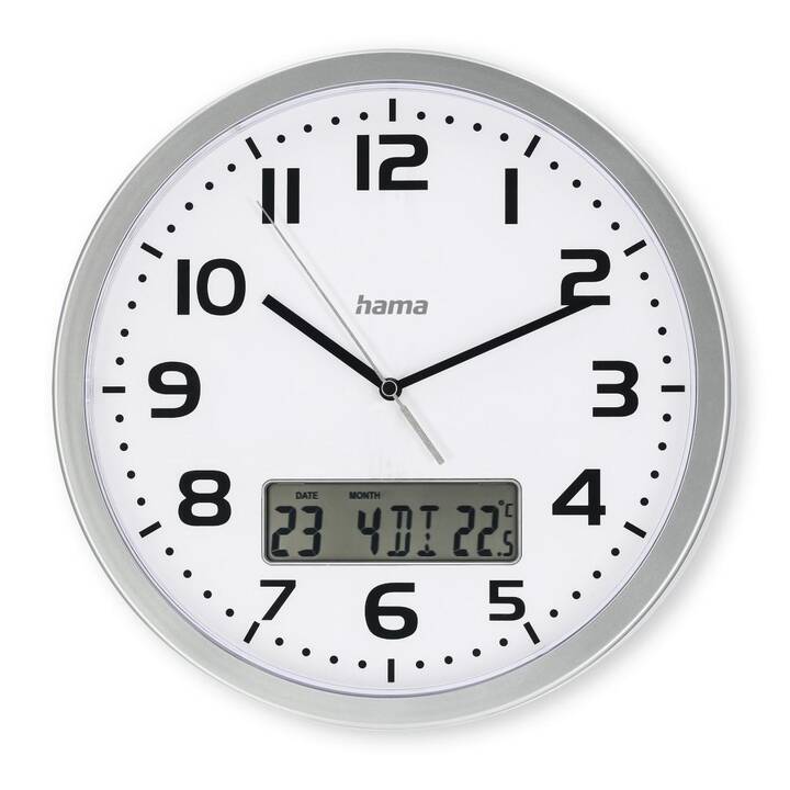 HAMA Moorea Wanduhr (Analog & digital)