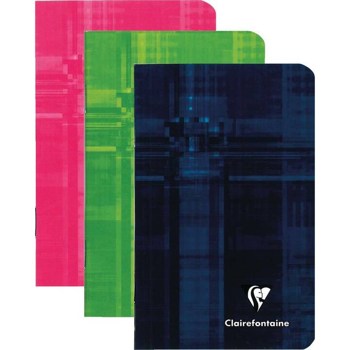 CLAIREFONTAINE Carnets (7.5 cm x 12 cm, Quadrillé)