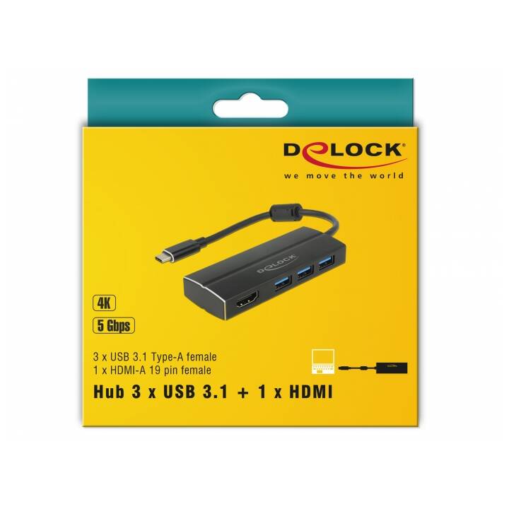 DELOCK USB-Hub 63931