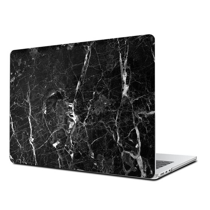 EG Hardcase (MacBook Air 13" M3 2024, Marmor, Schwarz)