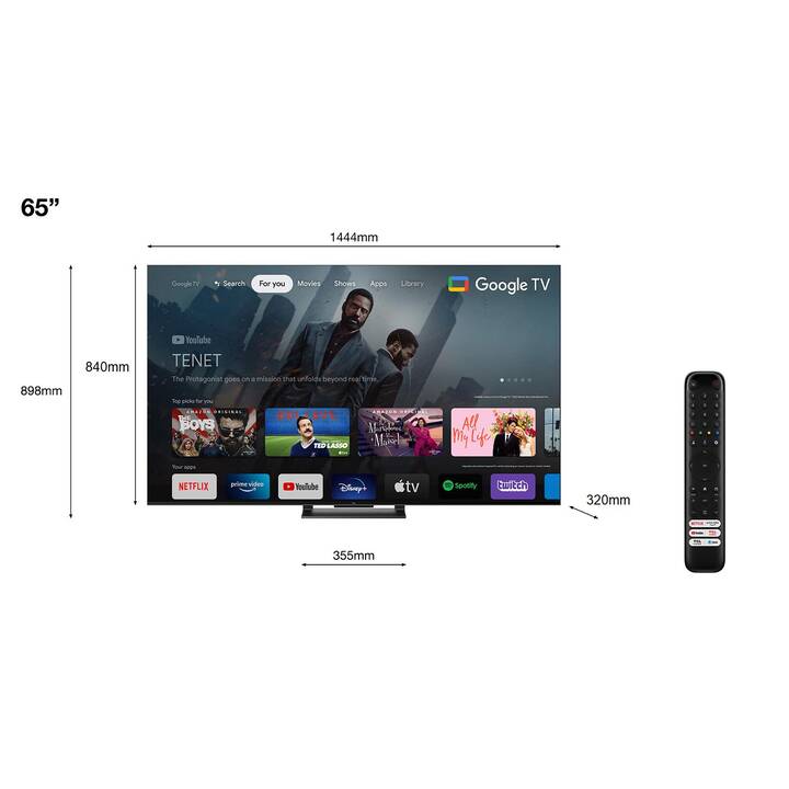 TCL 65C745 Smart TV (65", QLED, Ultra HD - 4K)