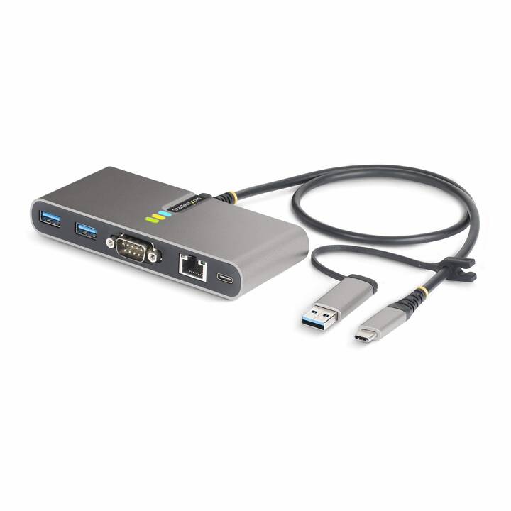 STARTECH.COM USB-Hub (5 Ports, RJ-45, USB Typ-C, USB Typ-A)