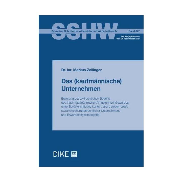 Das (kaufmännische) Unternehmen