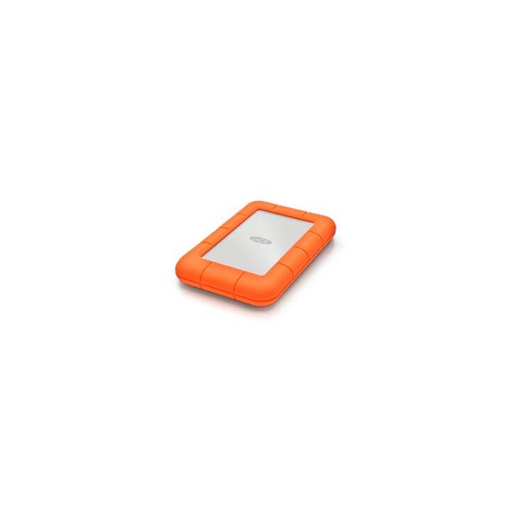 LACIE Rugged Mini (USB de type C, 4000 GB, Argent, Orange)
