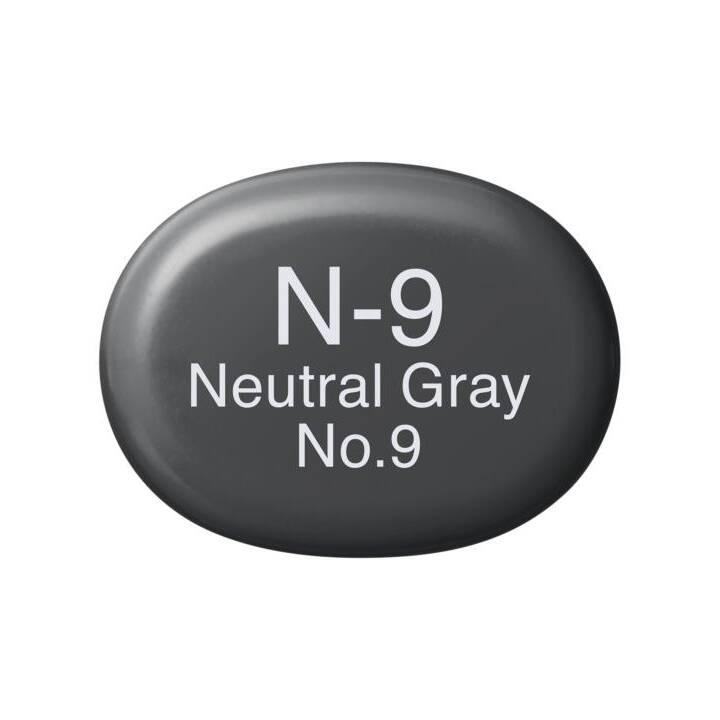 COPIC Grafikmarker Sketch N-9 Neutral Grey No.9  (Grau, 1 Stück)
