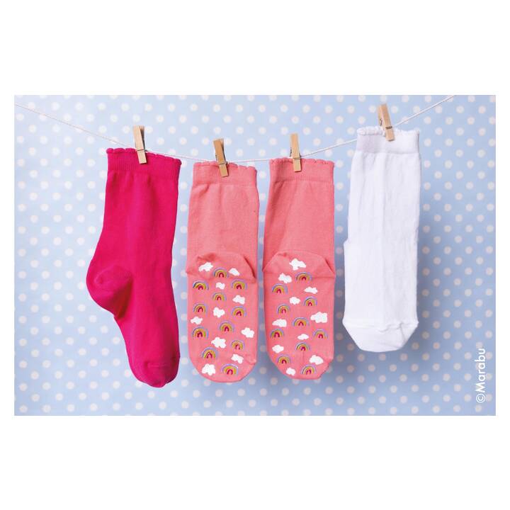 MARABU Textilfarbe Sock Stop (90 ml, Magenta, Rosa)