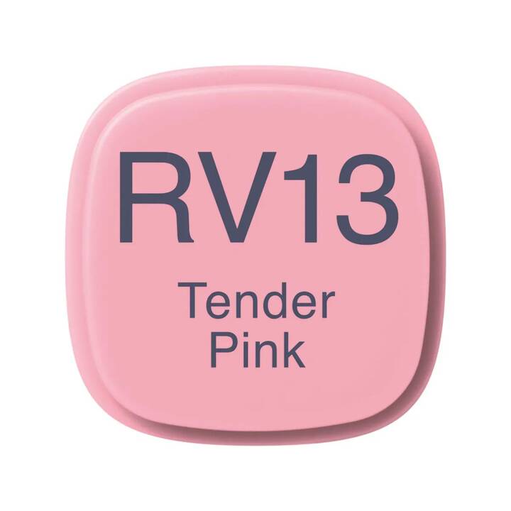 COPIC Marqueur de graphique Classic RV13 Tender Pink (Pink, 1 pièce)