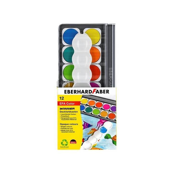 EBERHARDFABER Wasserfarbe Set (Transparent, Mehrfarbig)