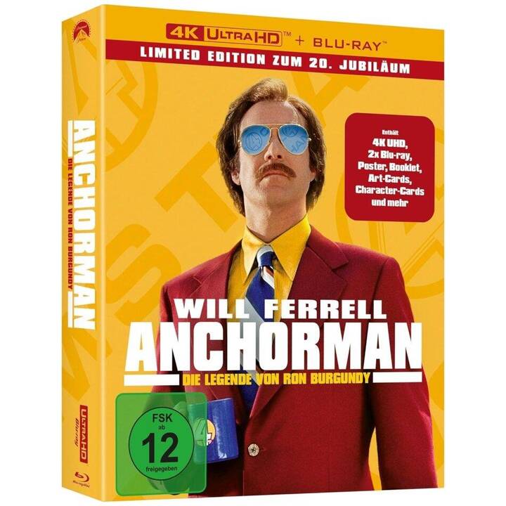 Anchorman - Die Legende von Ron Burgundy (4K Ultra HD, DE, EN)