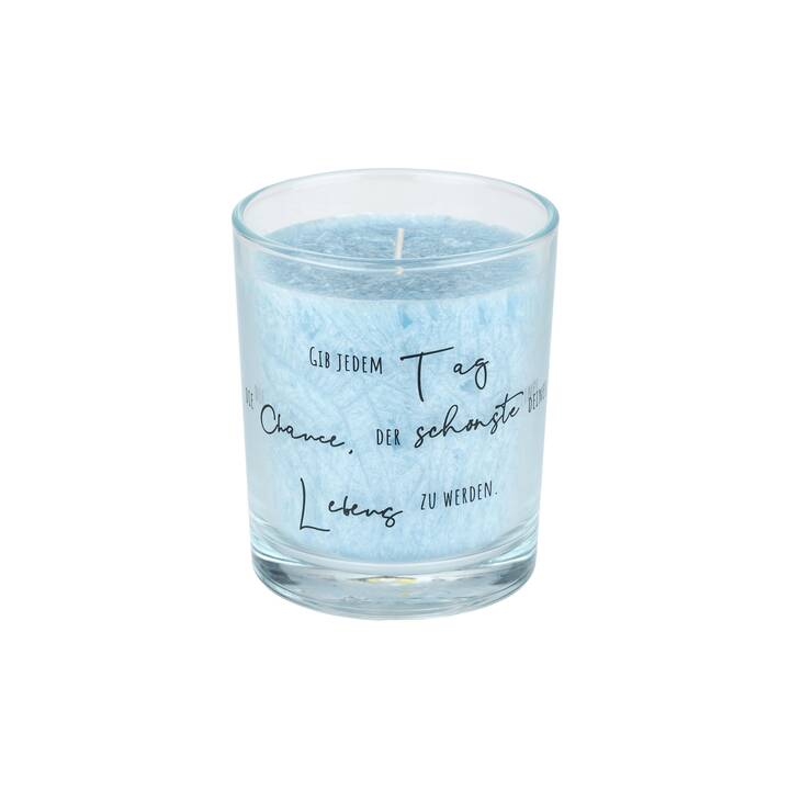 HERZOG KERZEN Kerze im Behälter Kristallo (Blau)