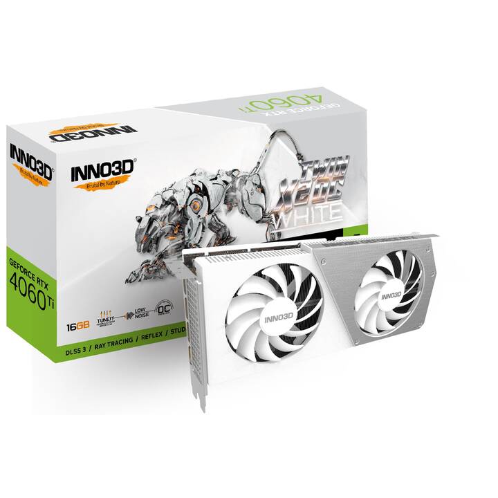INNO3D Twin X2 OC White Nvidia GeForce RTX 4060 Ti (16 GB)