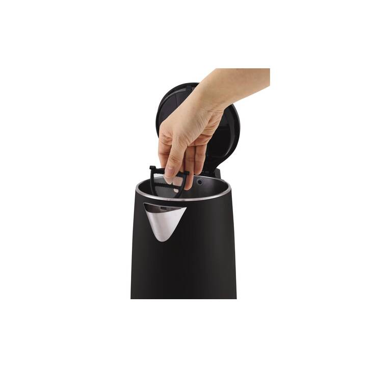 TEFAL Safe to touch (1.5 l, Kunststoff, Edelstahl, Schwarz)