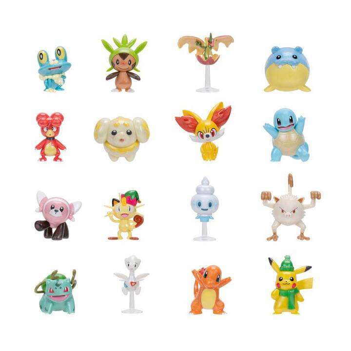 JAZWARES Pokémon 2024 Calendario dell'avvento giocattolo