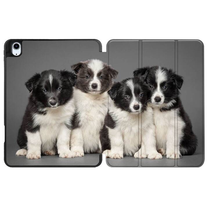 EG coque pour iPad Air 10.9" (2022) 5e génération - noir - chiens