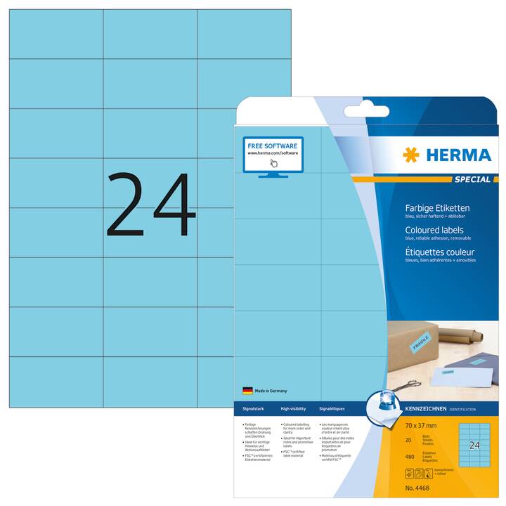 HERMA Special (37 x 70 mm)