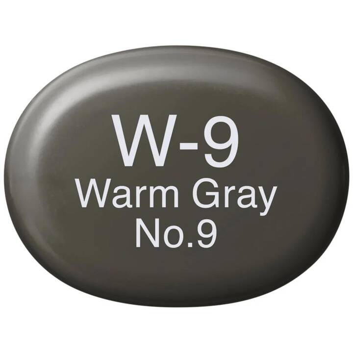 COPIC Grafikmarker Sketch W-9 Warm Gray No.9 (Warmgrau, 1 Stück)