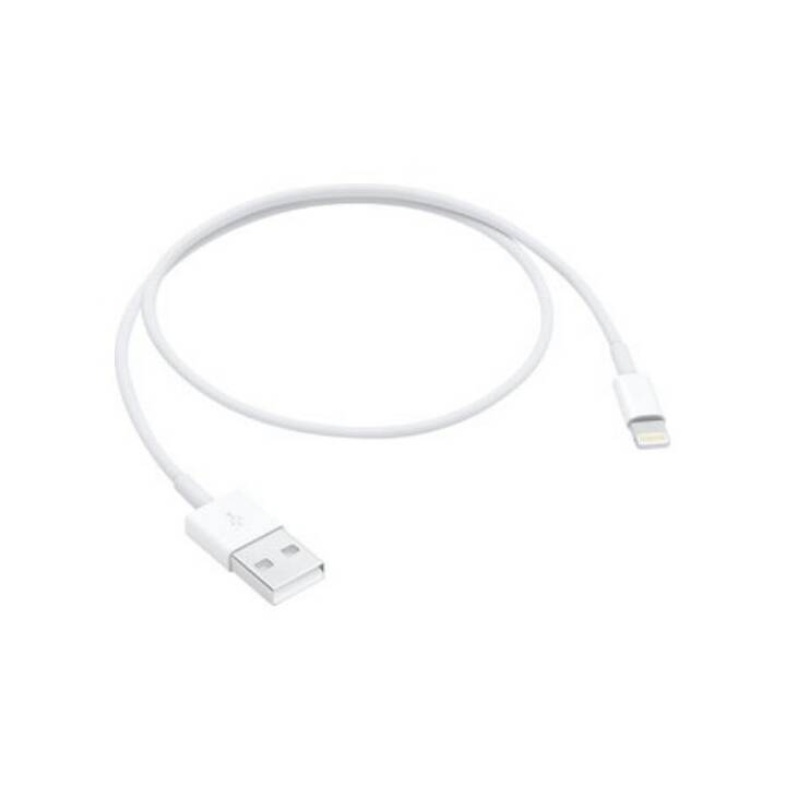 APPLE Cavo (USB A, Spina Lightning, 0.5 m)