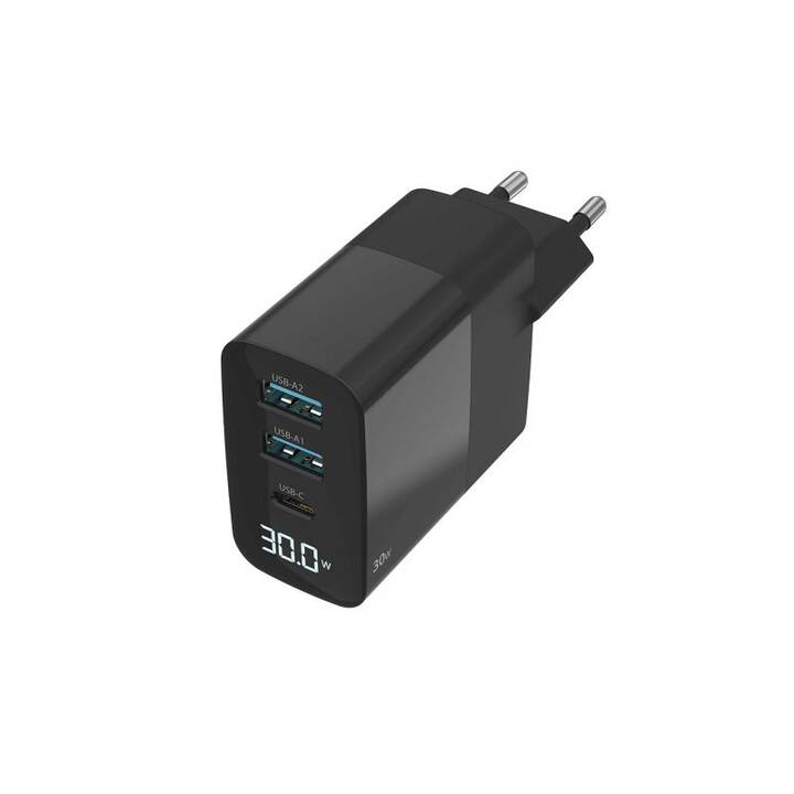SITECOM 30W GaN Caricabatteria da parete (USB C, USB A)