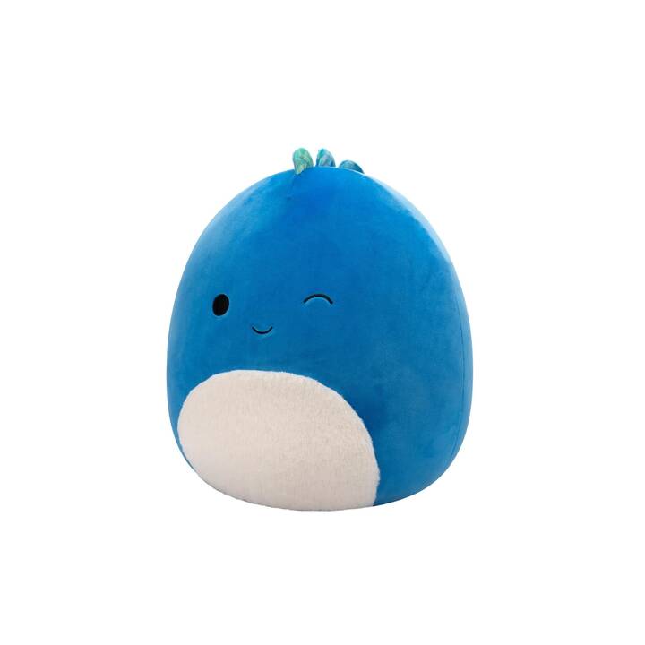 SQUISHMALLOWS Dino (40 cm, Bleu foncé, Bleu)