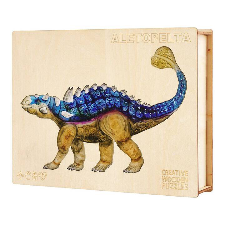 EG puzzle (130 pièces) - bleu - dinosaure