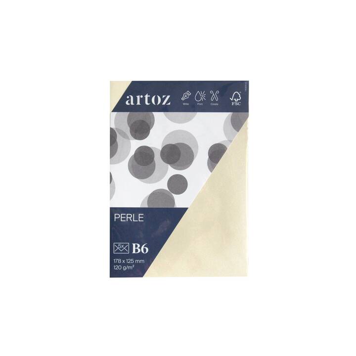 ARTOZ Briefumschlag Perle (B6, 5 Stück)