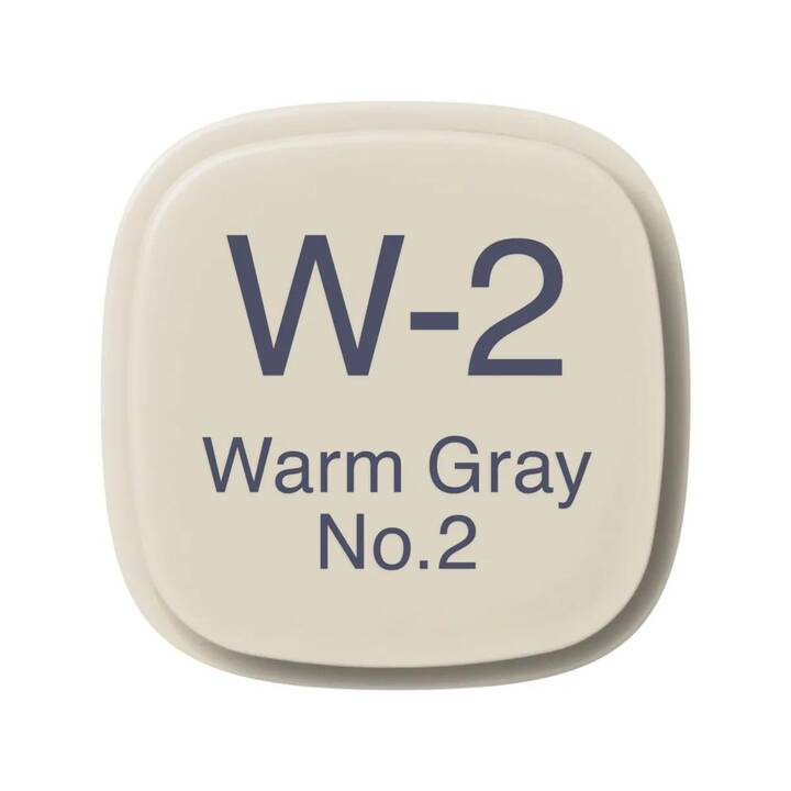 COPIC Grafikmarker Classic W-2 Warm Grey No.2 (Hellgrau, 1 Stück)