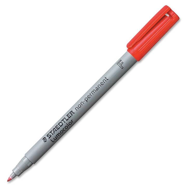 STAEDTLER Feutres pour rétroprojection Lumocolor 316 F (Rouge, 1 pièce)