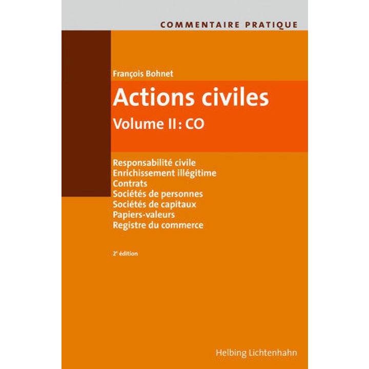 Commentaire pratique Actions civiles