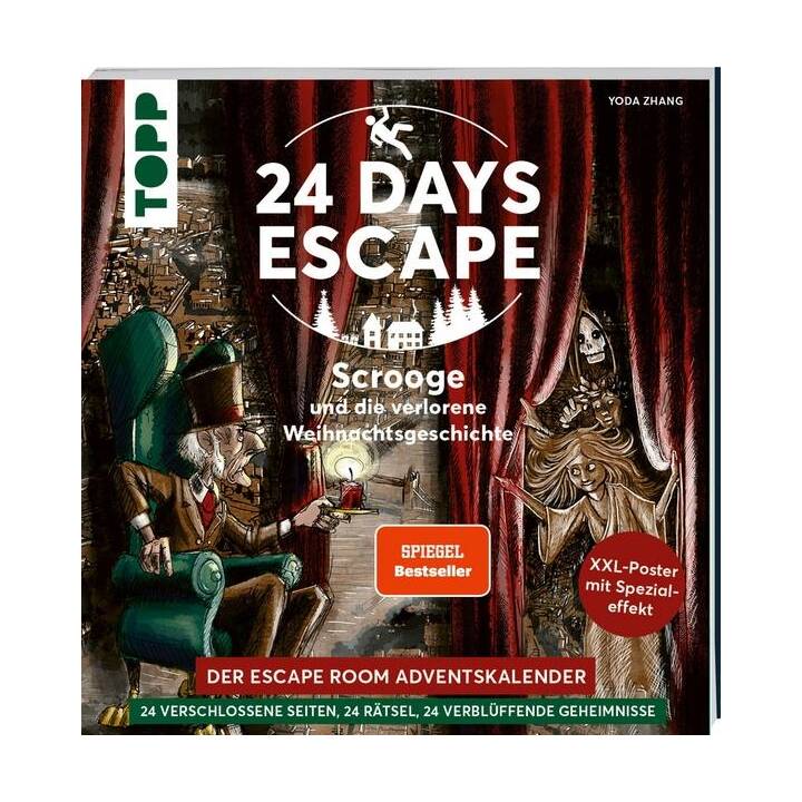 24 DAYS ESCAPE – Der Escape Room Adventskalender: Scrooge und die verlorene Weihnachtsgeschichte