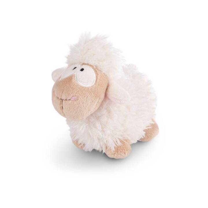 NICI Mouton (13 cm, Beige, Blanc)