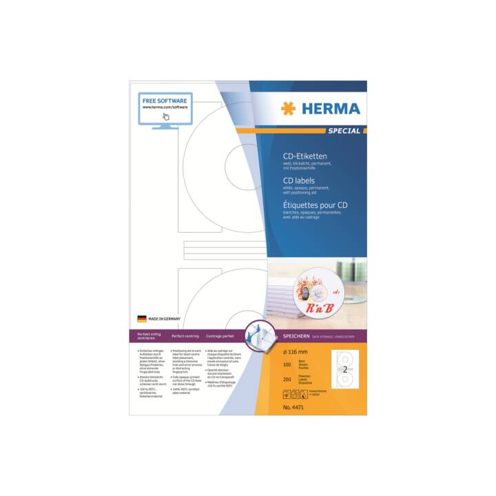 HERMA Special (116 x 116 mm)