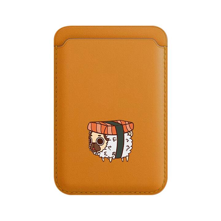 EG Magnetischer Kartenhalter MagSafe (iPhone 13, iPhone 12, Orange)